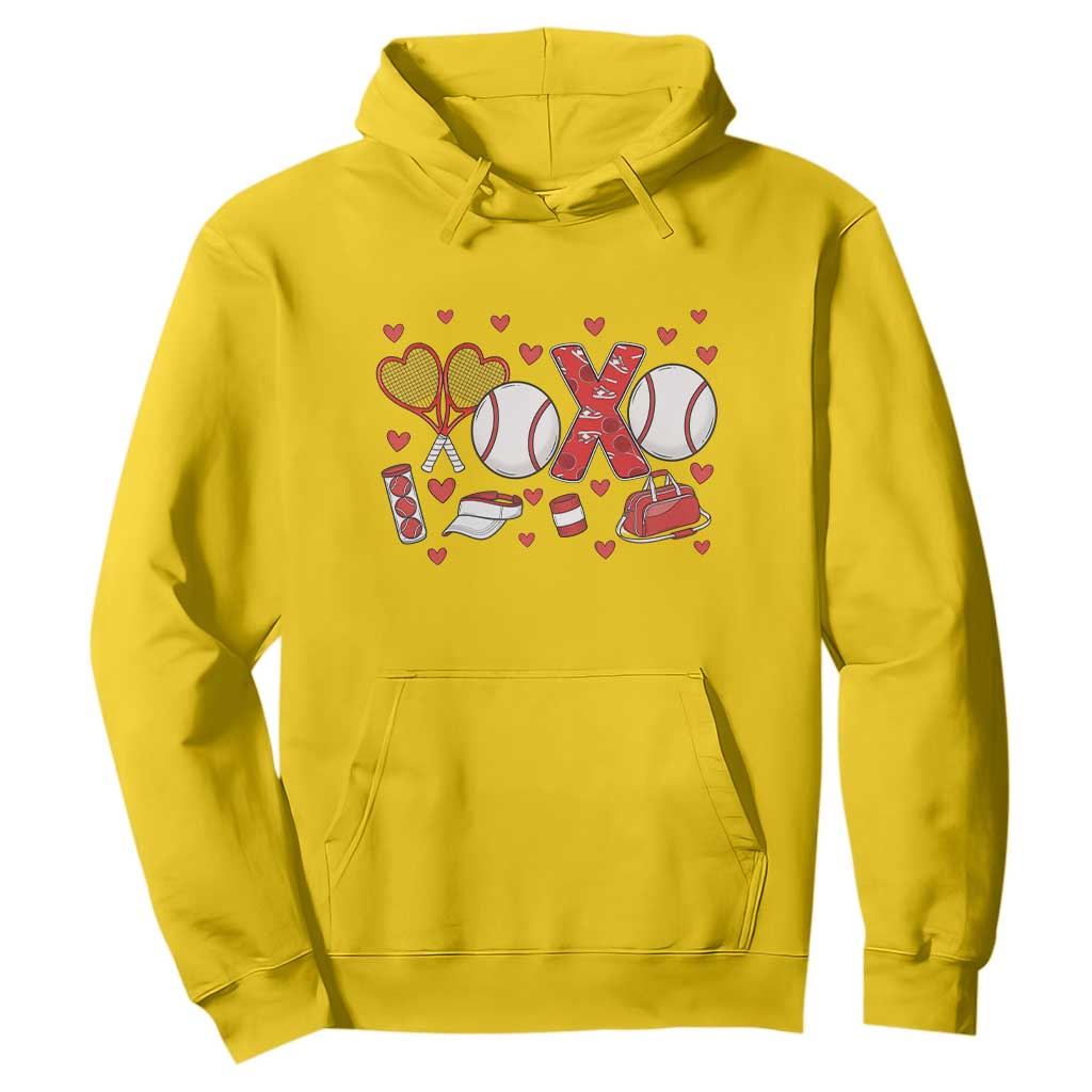 Cute XOXO Tennis Player Hoodie Valentines Tennis Gift TS12 Daisy Print Your Wear
