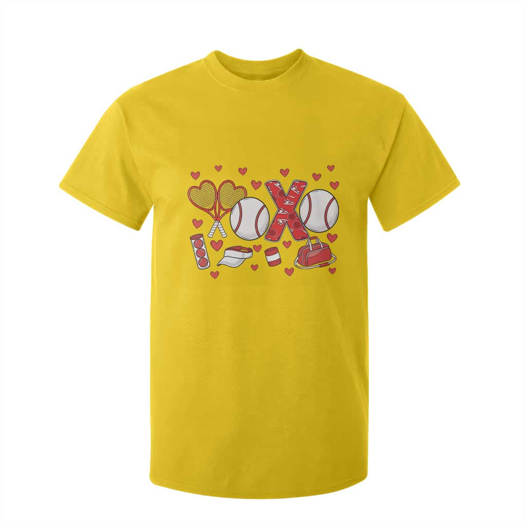 Cute XOXO Tennis Player T Shirt For Kid Valentines Tennis Gift TS12 Daisy Print Your Wear