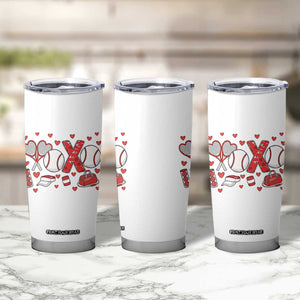 Cute XOXO Tennis Player Tumbler Cup Valentines Tennis Gift TS12 Print Your Wear