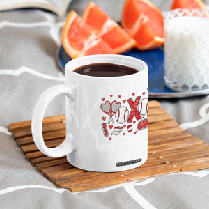 Cute XOXO Tennis Player Coffee Mug Valentines Tennis Gift TS12 Print Your Wear