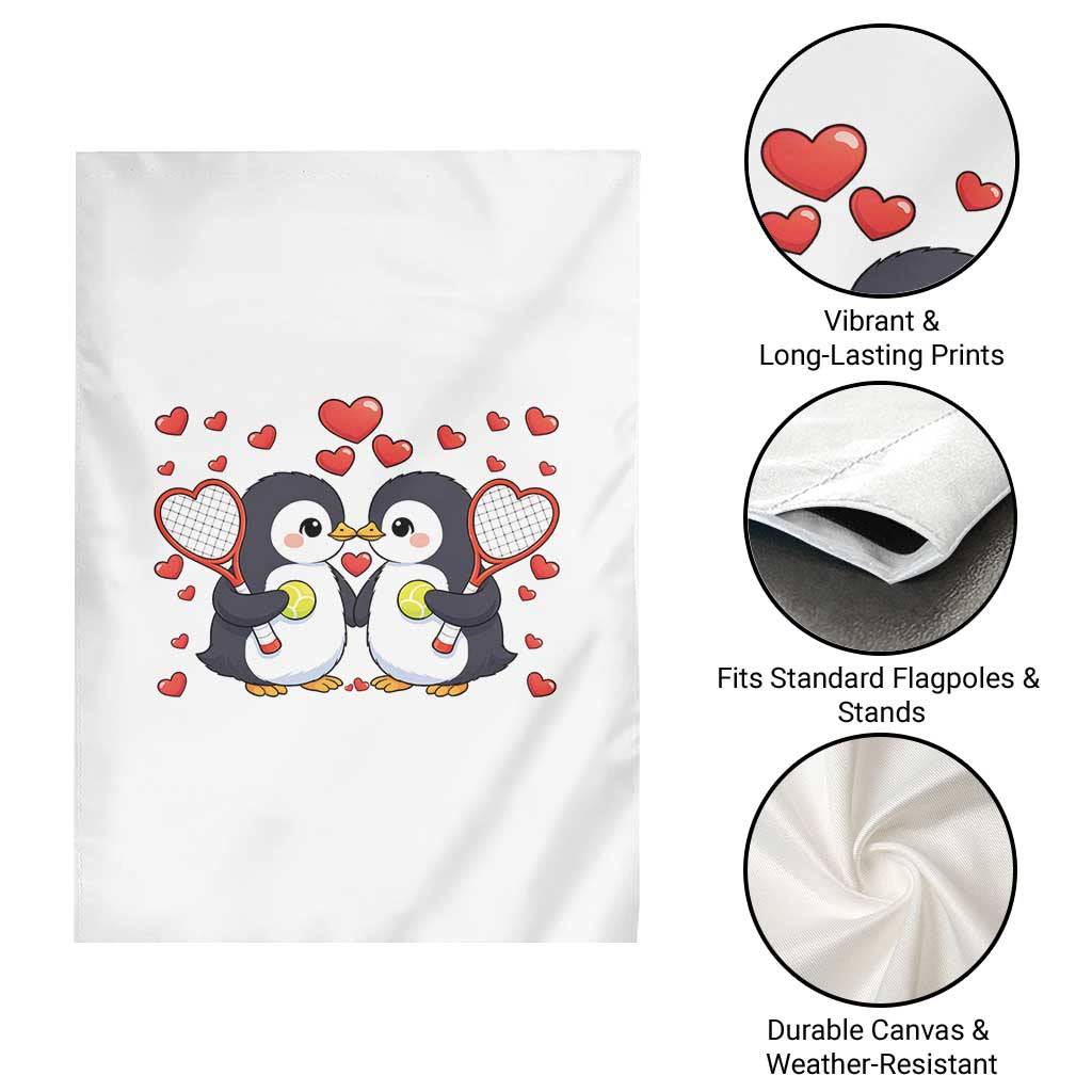 Cute XOXO Tennis Player Garden Flag Valentines Day Gift TS12 Print Your Wear