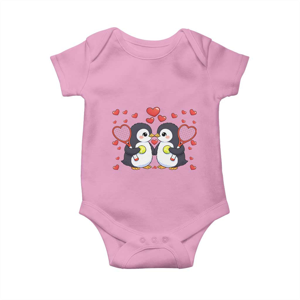 Cute XOXO Tennis Player Baby Onesie Valentines Day Gift TS12 Light Pink Print Your Wear