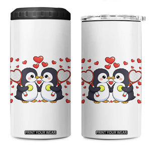 Cute XOXO Tennis Player 4 in 1 Can Cooler Tumbler Valentines Day Gift TS12 One Size: 16 oz White Print Your Wear