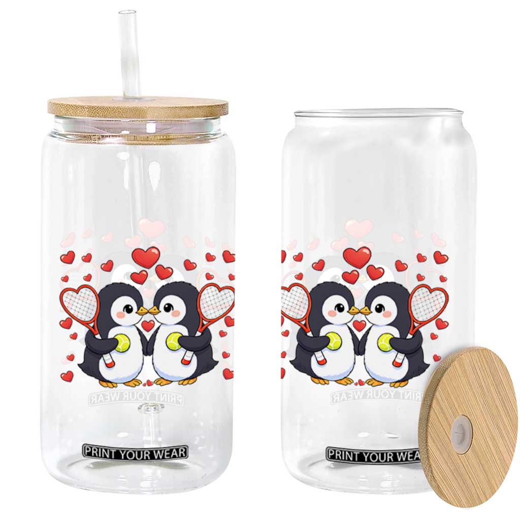 Cute XOXO Tennis Player Glass Can Valentines Day Gift TS12 Print Your Wear