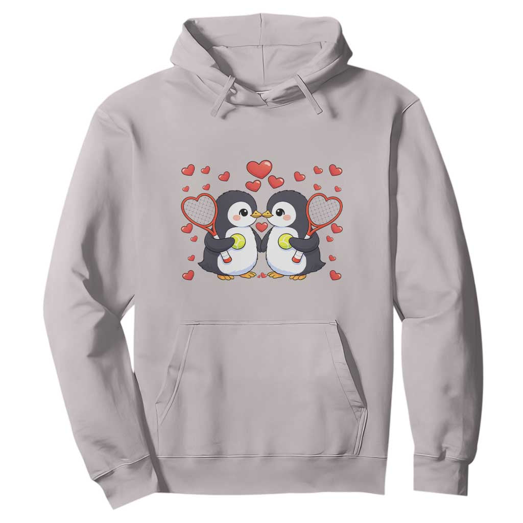 Cute XOXO Tennis Player Hoodie Valentines Day Gift TS12 Ice Gray Print Your Wear