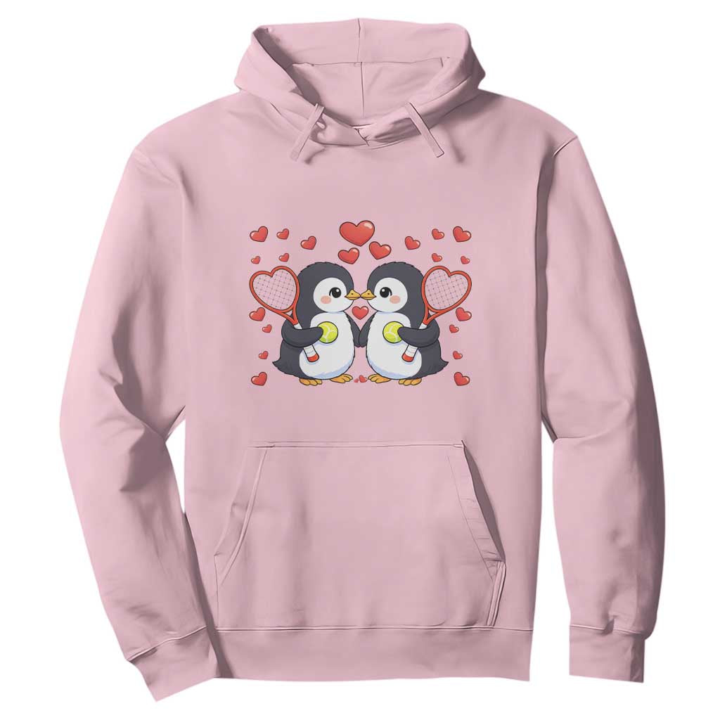 Cute XOXO Tennis Player Hoodie Valentines Day Gift TS12 Light Pink Print Your Wear