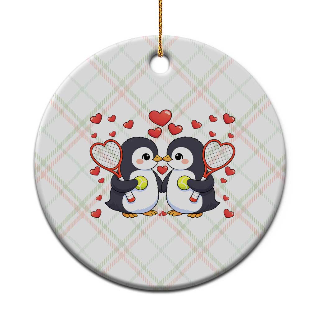Cute XOXO Tennis Player Ceramic Ornament Valentines Day Gift TS12 1pc Christmas Plaid Print Your Wear