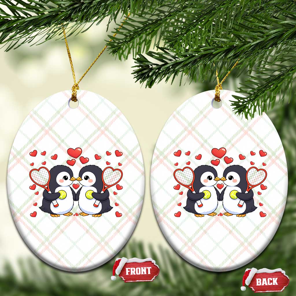 Cute XOXO Tennis Player Ceramic Ornament Valentines Day Gift TS12 Print Your Wear