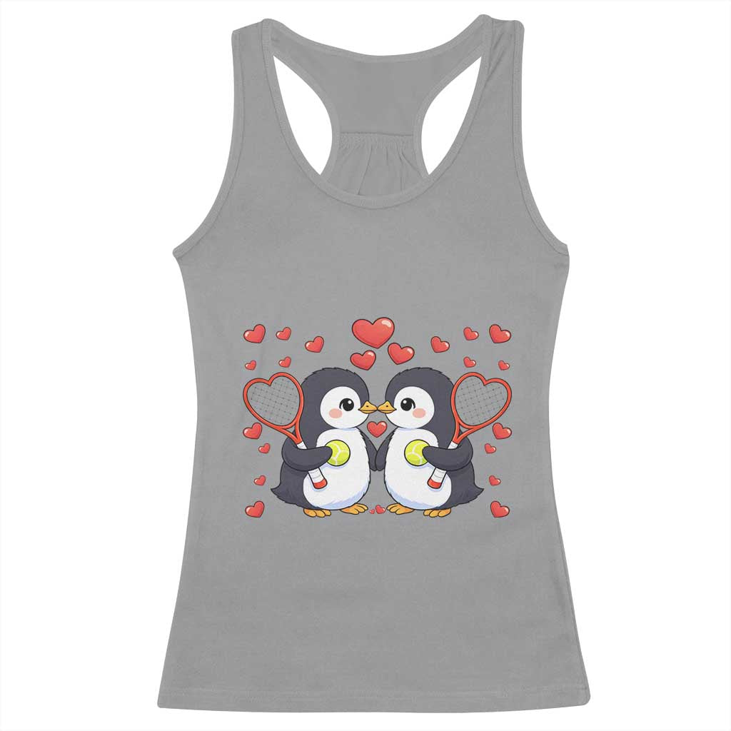 Cute XOXO Tennis Player Racerback Tank Top Valentines Day Gift TS12 Sport Gray Print Your Wear