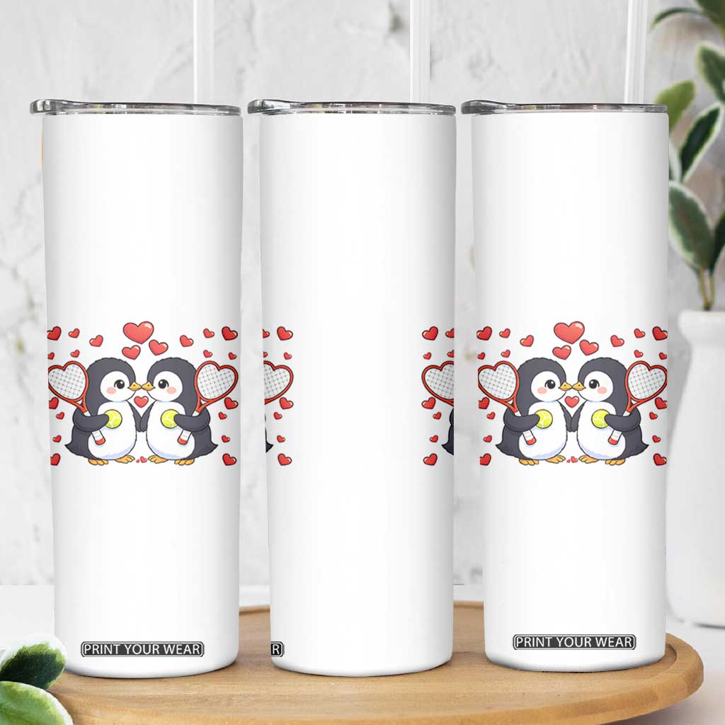 Cute XOXO Tennis Player Skinny Tumbler Valentines Day Gift TS12 Print Your Wear