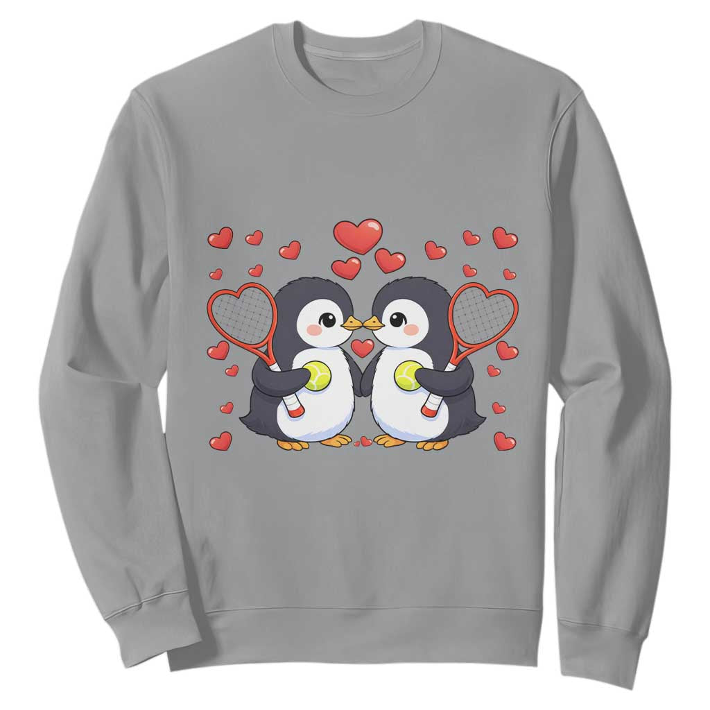 Cute XOXO Tennis Player Sweatshirt Valentines Day Gift TS12 Sport Gray Print Your Wear