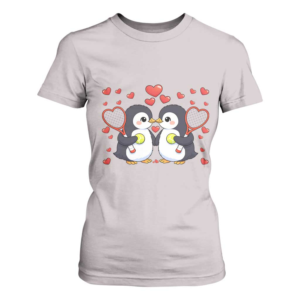 Cute XOXO Tennis Player T Shirt For Women Valentines Day Gift TS12 Ice Gray Print Your Wear