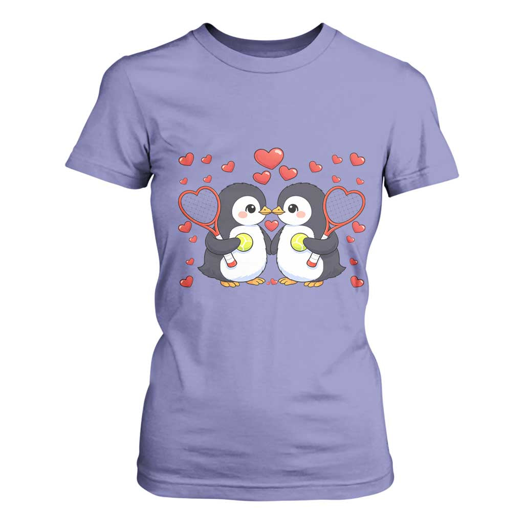 Cute XOXO Tennis Player T Shirt For Women Valentines Day Gift TS12 Violet Print Your Wear