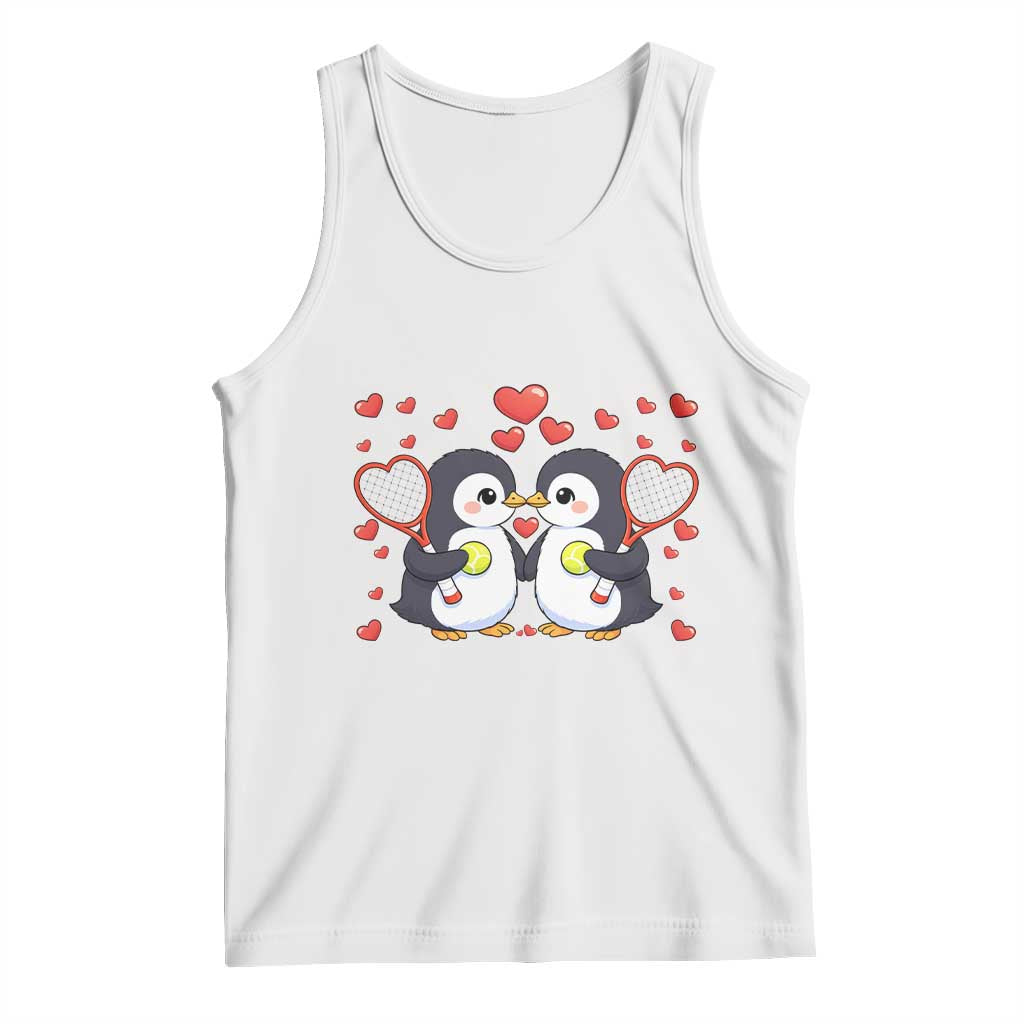 Cute XOXO Tennis Player Tank Top Valentines Day Gift TS12 White Print Your Wear