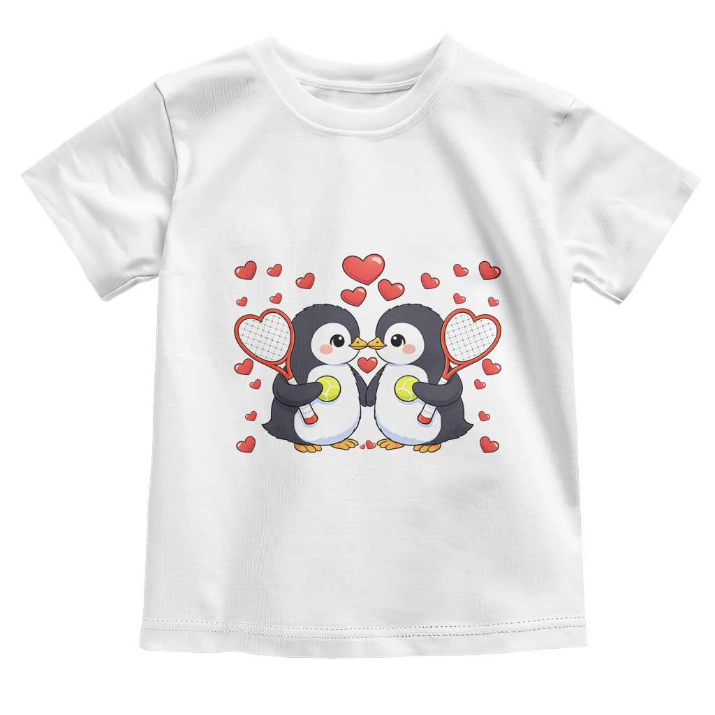 Cute XOXO Tennis Player Toddler T Shirt Valentines Day Gift TS12 White Print Your Wear