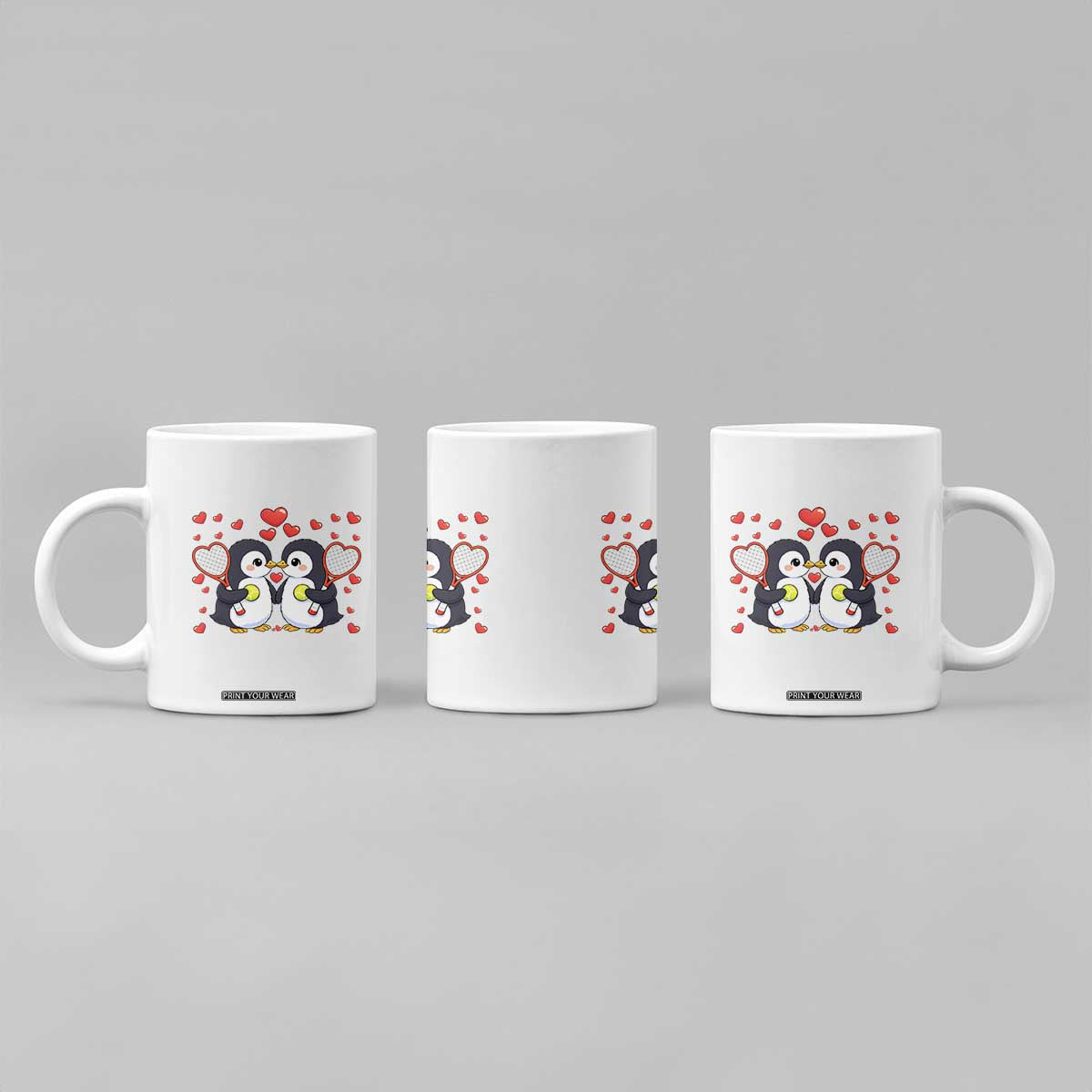 Cute XOXO Tennis Player Coffee Mug Valentines Day Gift TS12 Print Your Wear