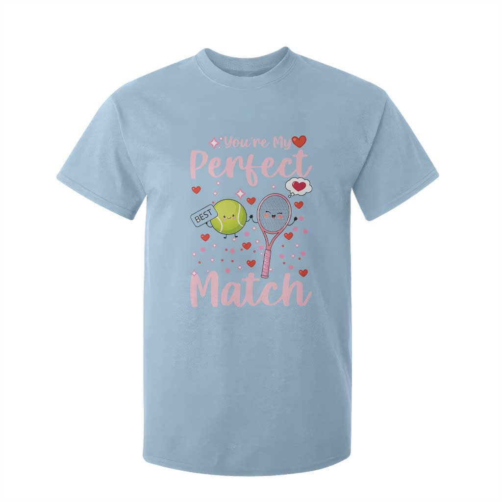 You Are My Perfect Match T Shirt For Kid Gift For Tennis Couple TS12 Light Blue Print Your Wear