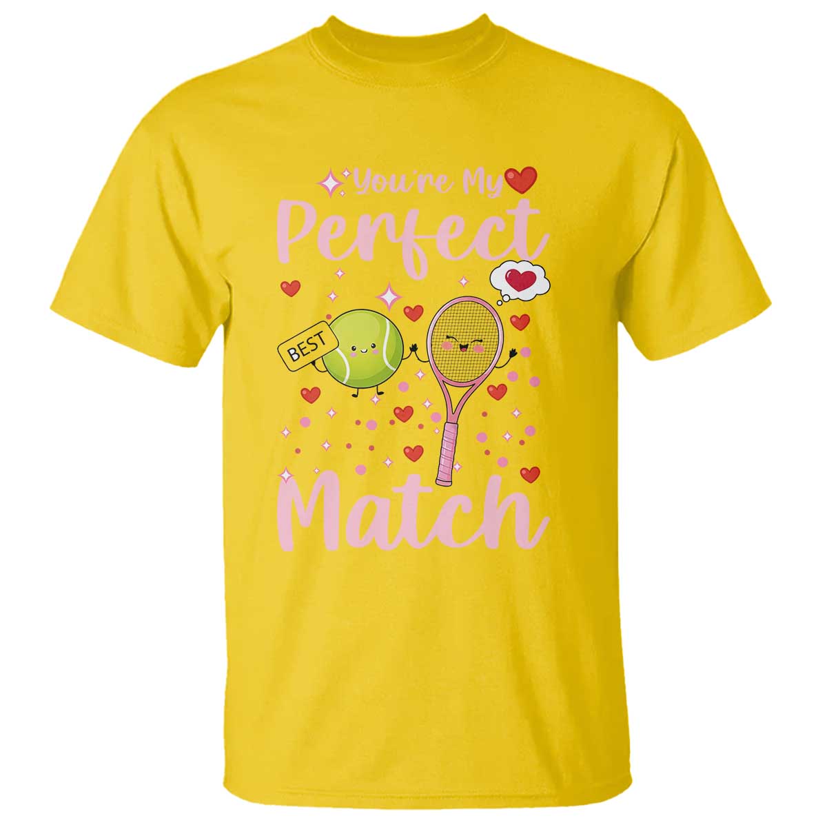 You Are My Perfect Match T Shirt Gift For Tennis Couple TS12 Daisy Print Your Wear