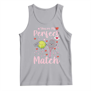 You Are My Perfect Match Tank Top Gift For Tennis Couple TS12 Athletic Heather Print Your Wear