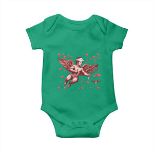 Cute Cupid Tennis Angel Baby Onesie Valentines Day Gift TS12 Irish Green Print Your Wear