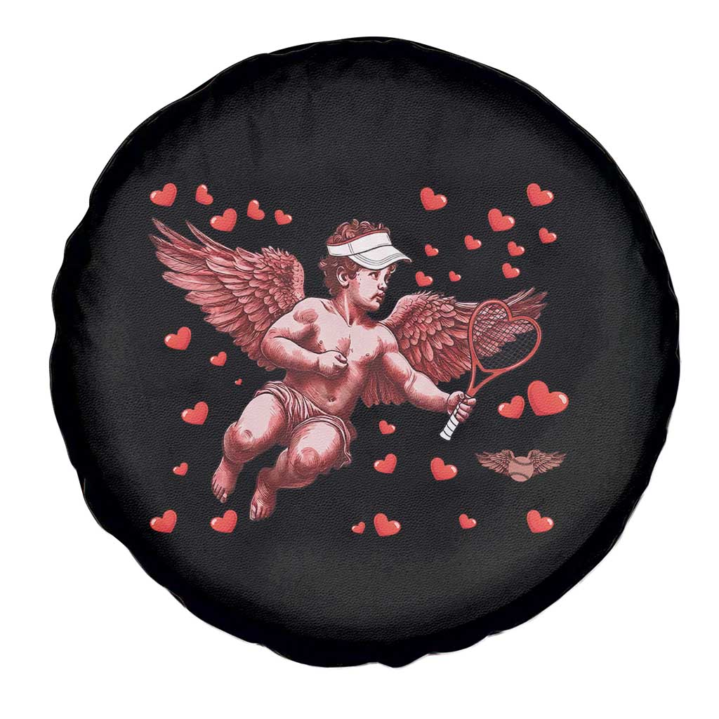 Cute Cupid Tennis Angel Spare Tire Cover Valentines Day Gift TS12 Print Your Wear