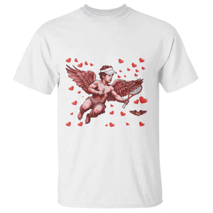 Cute Cupid Tennis Angel T Shirt Valentines Day Gift TS12 White Print Your Wear