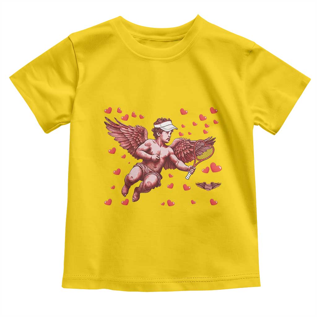 Cute Cupid Tennis Angel Toddler T Shirt Valentines Day Gift TS12 Daisy Print Your Wear
