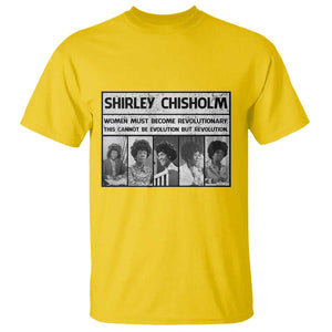 Shirley Chisholm Quote T Shirt Women Must Become Revolutionary TS12 Daisy Print Your Wear
