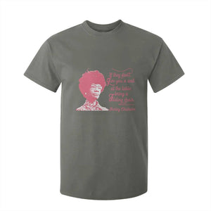Shirley Chisholm T Shirt For Kid Bring A Folding Chair Quote TS12 Military Green Print Your Wear