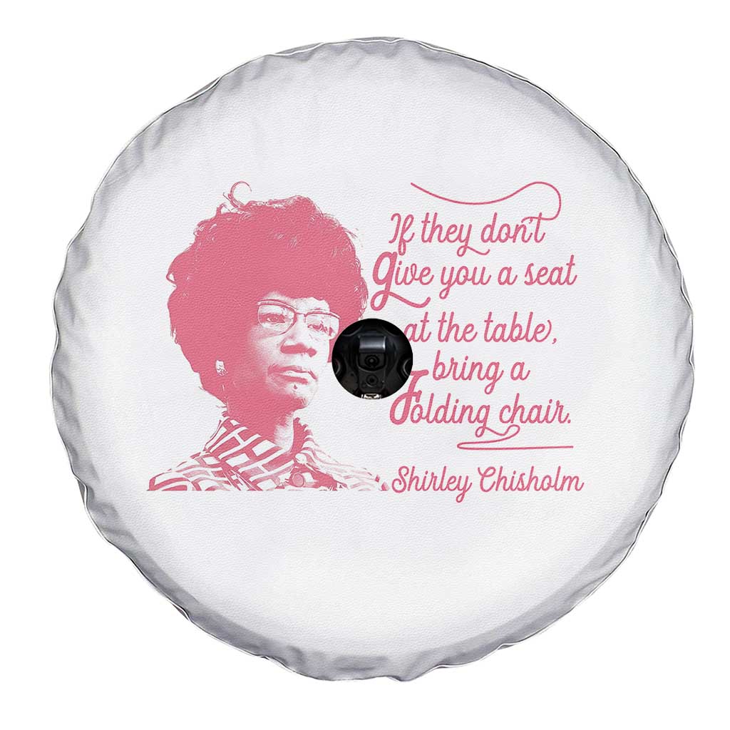 Shirley Chisholm Spare Tire Cover Bring A Folding Chair Quote TS12 Print Your Wear