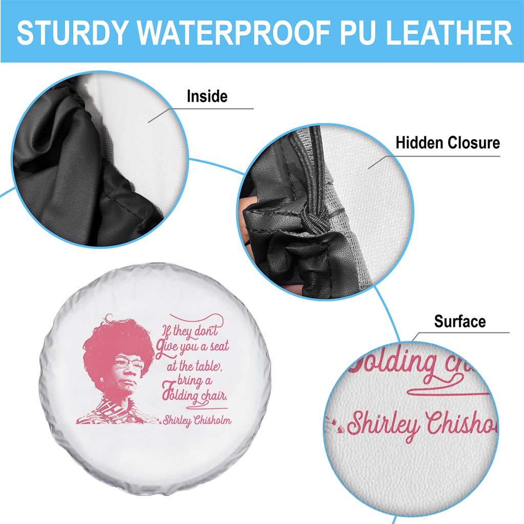 Shirley Chisholm Spare Tire Cover Bring A Folding Chair Quote TS12 Print Your Wear