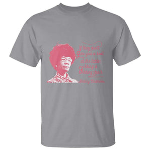 Shirley Chisholm T Shirt Bring A Folding Chair Quote TS12 Sport Gray Print Your Wear