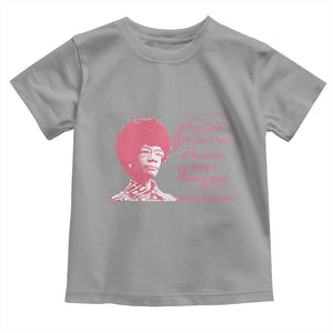 Shirley Chisholm Toddler T Shirt Bring A Folding Chair Quote TS12 Sport Gray Print Your Wear