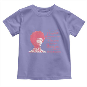 Shirley Chisholm Toddler T Shirt Bring A Folding Chair Quote TS12 Violet Print Your Wear