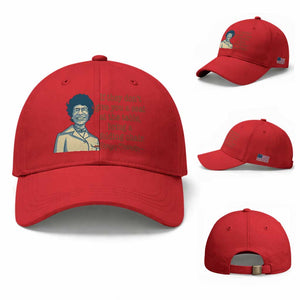 Shirley Chisholm Seat At The Table Quote Baseball Cap Female Empowerment History Gift TS12 Baseball Cap Universal Fit Red Print Your Wear