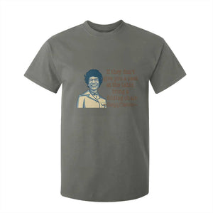 Shirley Chisholm Seat At The Table Quote T Shirt For Kid Female Empowerment History Gift TS12 Military Green Print Your Wear