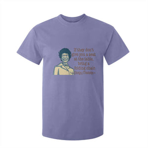 Shirley Chisholm Seat At The Table Quote T Shirt For Kid Female Empowerment History Gift TS12 Violet Print Your Wear