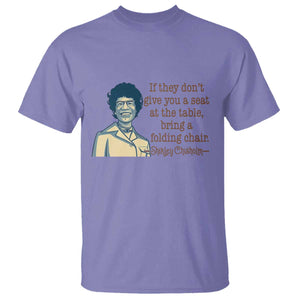 Shirley Chisholm Seat At The Table Quote T Shirt Female Empowerment History Gift TS12 Violet Print Your Wear