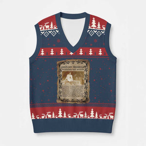 Vintage Newspaper Shirley Chisholm V-Neck Knit Sweater Vest Black History Month Gift TS12 Navy Red Print Your Wear