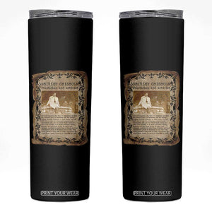 Vintage Newspaper Shirley Chisholm Skinny Tumbler Black History Month Gift TS12 Black Print Your Wear