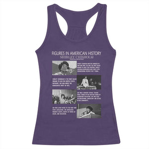 Shirley Chisholm Racerback Tank Top Black Woman Leadership Icon TS12 Purple Print Your Wear
