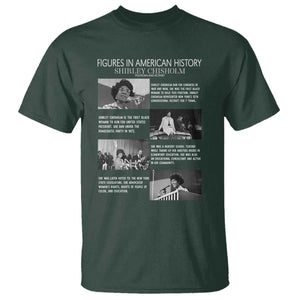 Shirley Chisholm T Shirt Black Woman Leadership Icon TS12 Dark Forest Green Print Your Wear