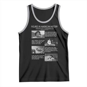 Shirley Chisholm Tank Top Black Woman Leadership Icon TS12 Black Athletic Heather Print Your Wear