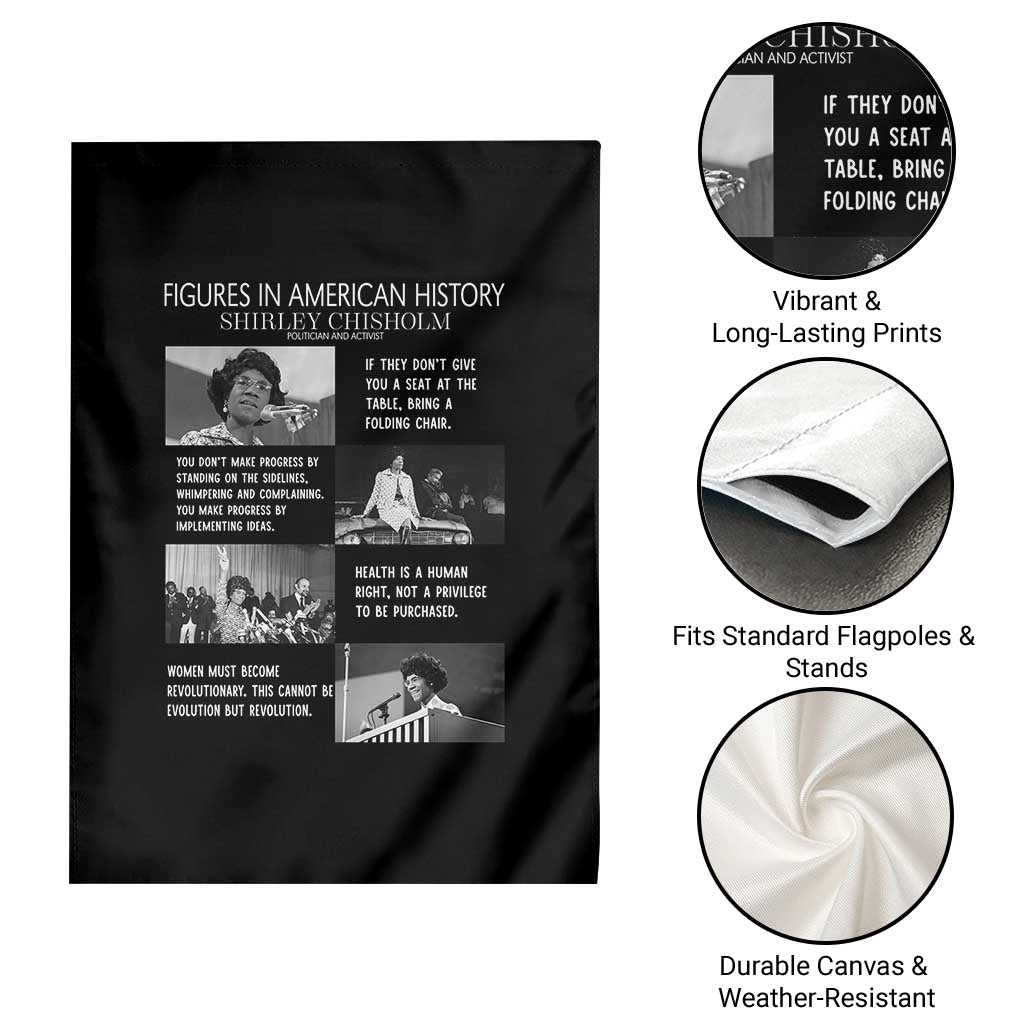 Shirley Chisholm Legacy Garden Flag Civil Rights Woman Leader TS12 Print Your Wear