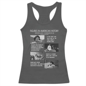 Shirley Chisholm Legacy Racerback Tank Top Civil Rights Woman Leader TS12 Dark Heather Print Your Wear