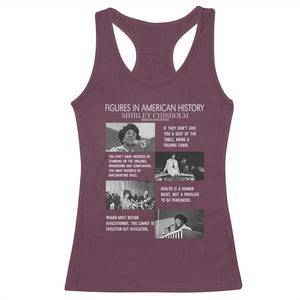 Shirley Chisholm Legacy Racerback Tank Top Civil Rights Woman Leader TS12 Maroon Print Your Wear