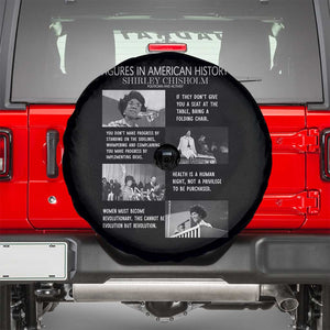 Shirley Chisholm Legacy Spare Tire Cover Civil Rights Woman Leader TS12 Black Print Your Wear