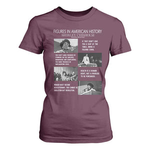 Shirley Chisholm Legacy T Shirt For Women Civil Rights Woman Leader TS12 Maroon Print Your Wear