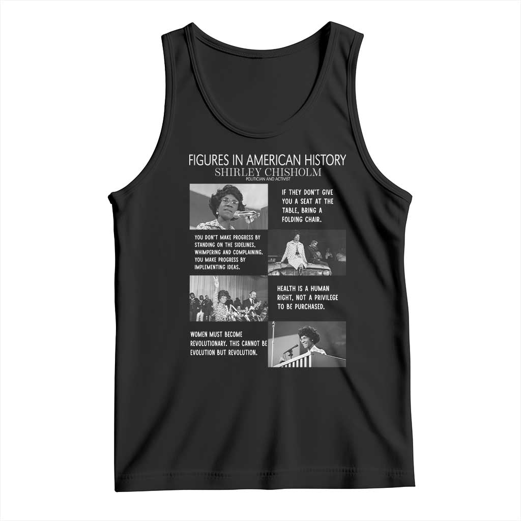Shirley Chisholm Legacy Tank Top Civil Rights Woman Leader TS12 Black Print Your Wear