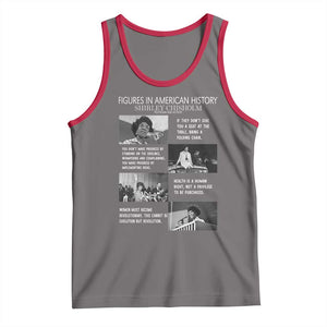 Shirley Chisholm Legacy Tank Top Civil Rights Woman Leader TS12 Deep Heather Red Print Your Wear